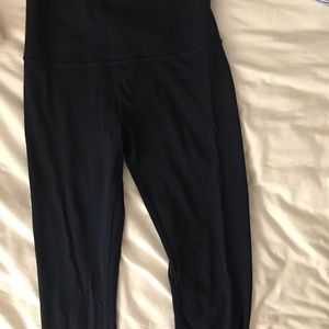 Lululemon Size 6 Navy Blue Leggings